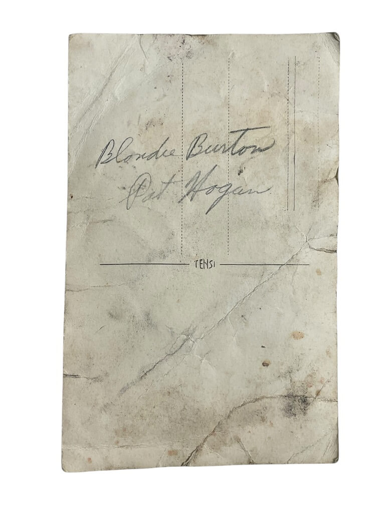 WW2 British Armoured Corps Photograph Postcard Named 5 1/2" X 3 1/2" WW2 British Armoured Corps Photograph Postcard Named 5 1/2" X 3 1/2"