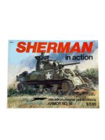 WW2 US Sherman in Action Squadron Signal Armor No 16 Used Softcover Reference Book