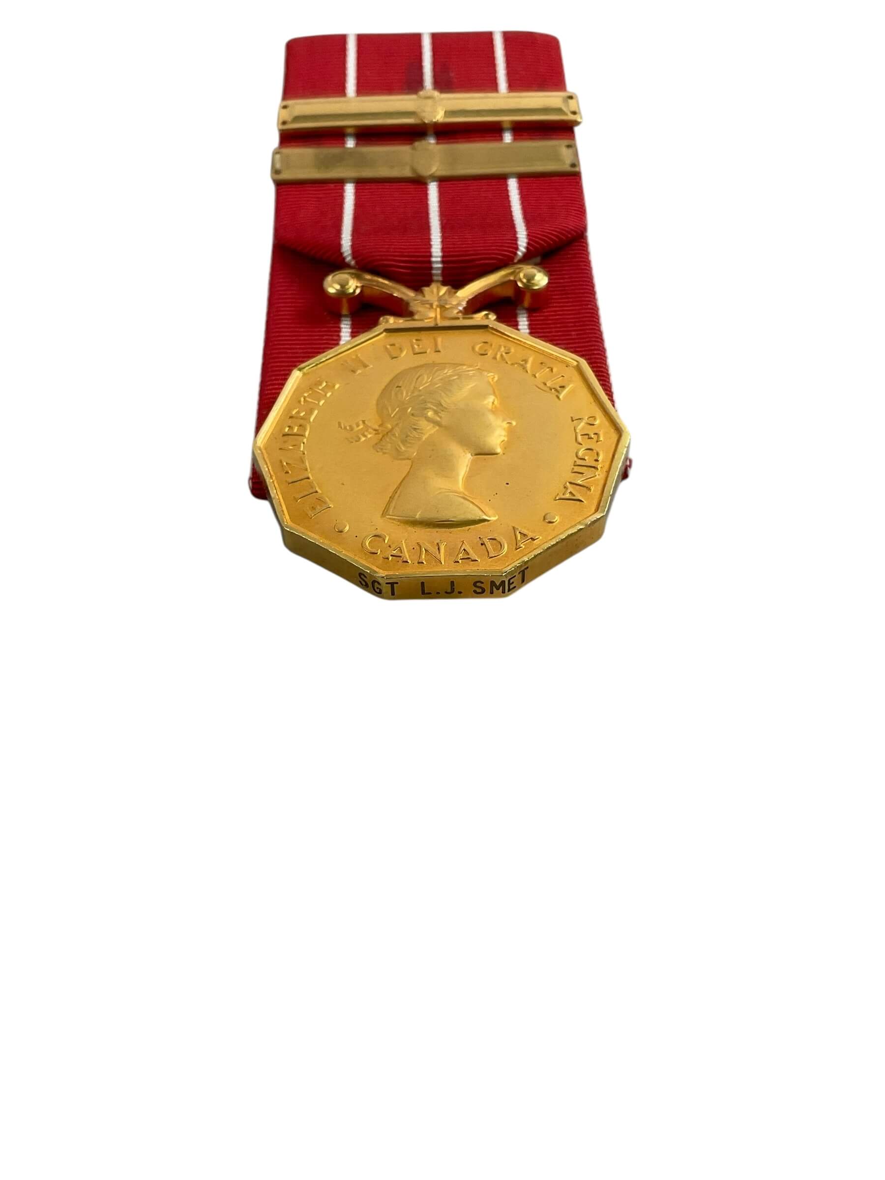 Canadian Forces Decoration With 2 Bars and Special Service Full Size Medals Named CWO Canadian Forces Decoration With 2 Bars and Special Service Full Size Medals Named CWO