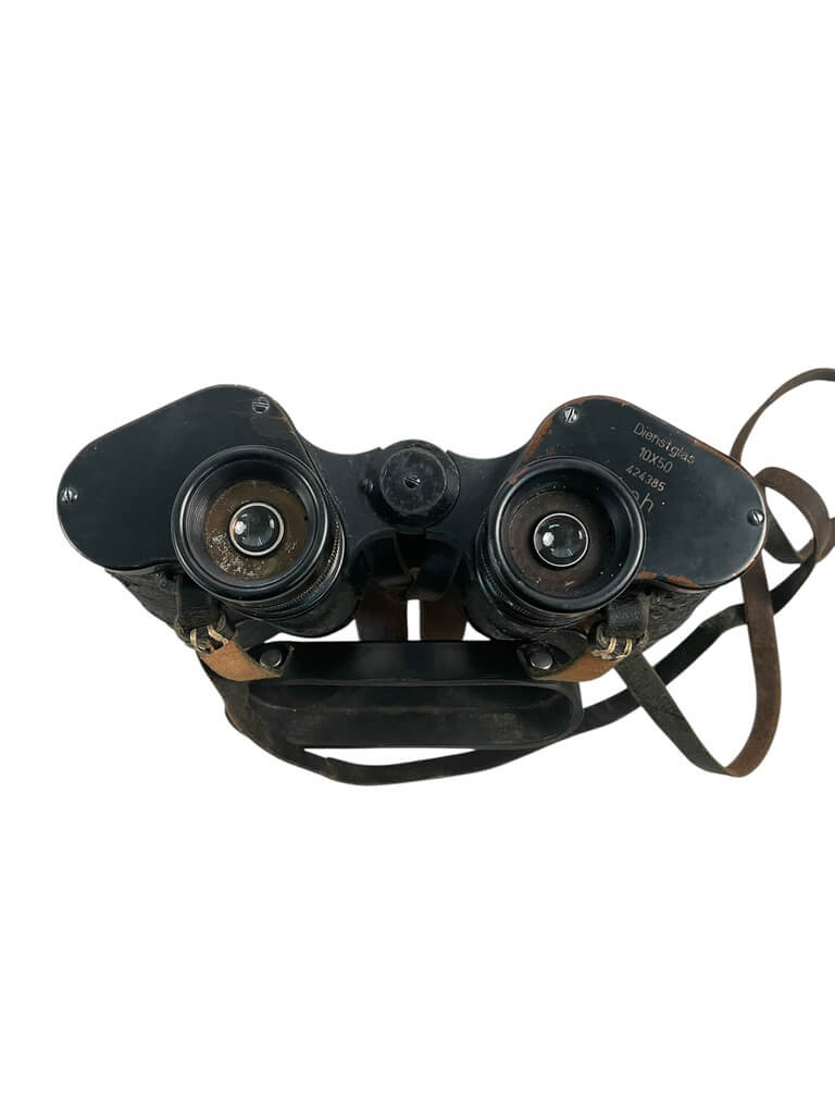 WW2 German Kriegsmarine Officers Binoculars 10 X 50 beh In Leather Case WW2 German Kriegsmarine Officers Binoculars 10 X 50 beh In Leather Case
