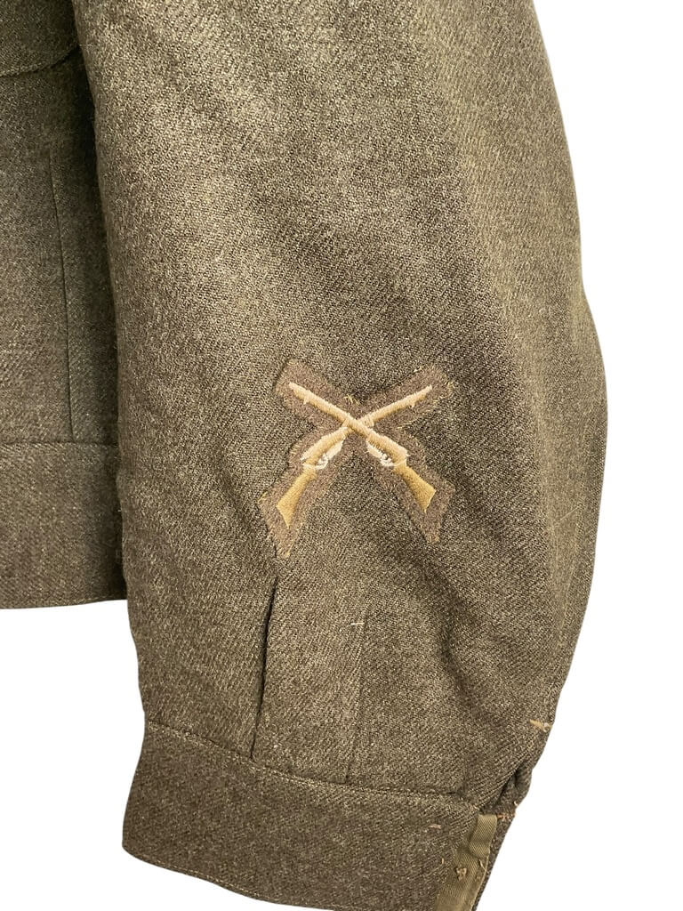 Canadian Army Korean War Irish Regiment of Canada Sergeants Battledress Size 24 Canadian Army Korean War Irish Regiment of Canada Sergeants Battledress Size 24