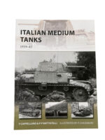 WW2 Italian Medium Tanks 1939 to 45 Osprey New Vanguard No 195 New Softcover Reference Book