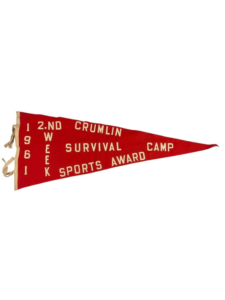 Canadian Army Survival Camp 1961 Sports Award Pennant Flag 28" X 11" Canadian Army Survival Camp 1961 Sports Award Pennant Flag 28" X 11"