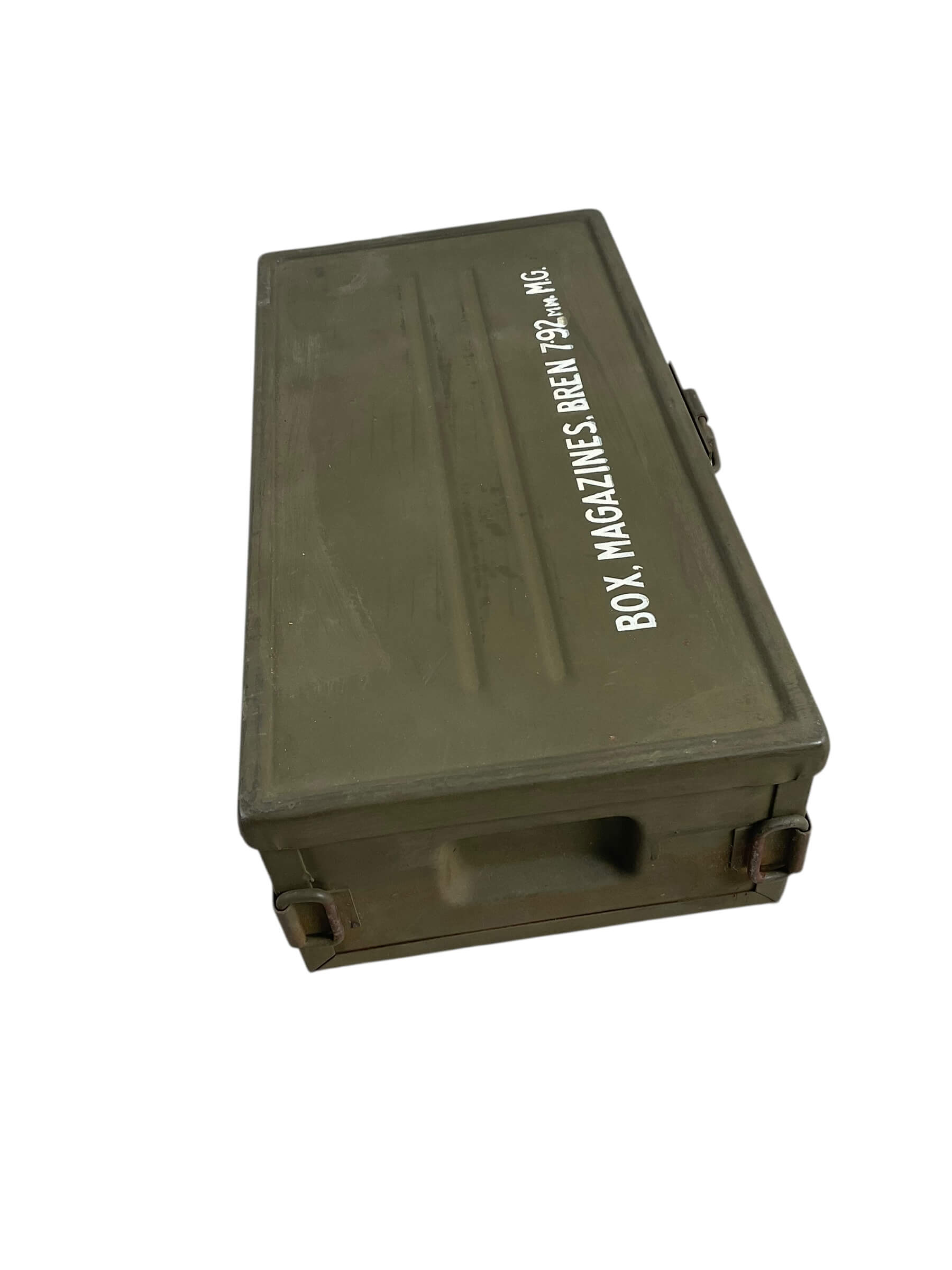 WW2 British Bren 7.92mm Box EMPTY WW2 British Bren 7.92mm Box EMPTY