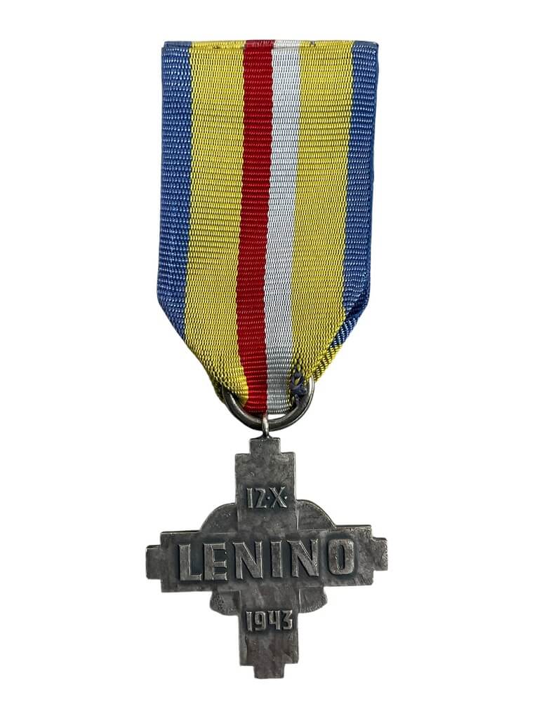 WW2 Poland Polish War Cross of Lenino Battle Commemorative Full Size Medal WW2 Poland Polish War Cross of Lenino Battle Commemorative Full Size Medal