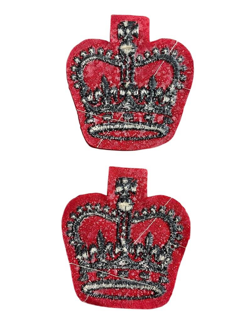 Canadian Forces Queen's Own Rifles QOR Warrant Officer Insignia Pair Canadian Forces Queen's Own Rifles QOR Warrant Officer Insignia Pair