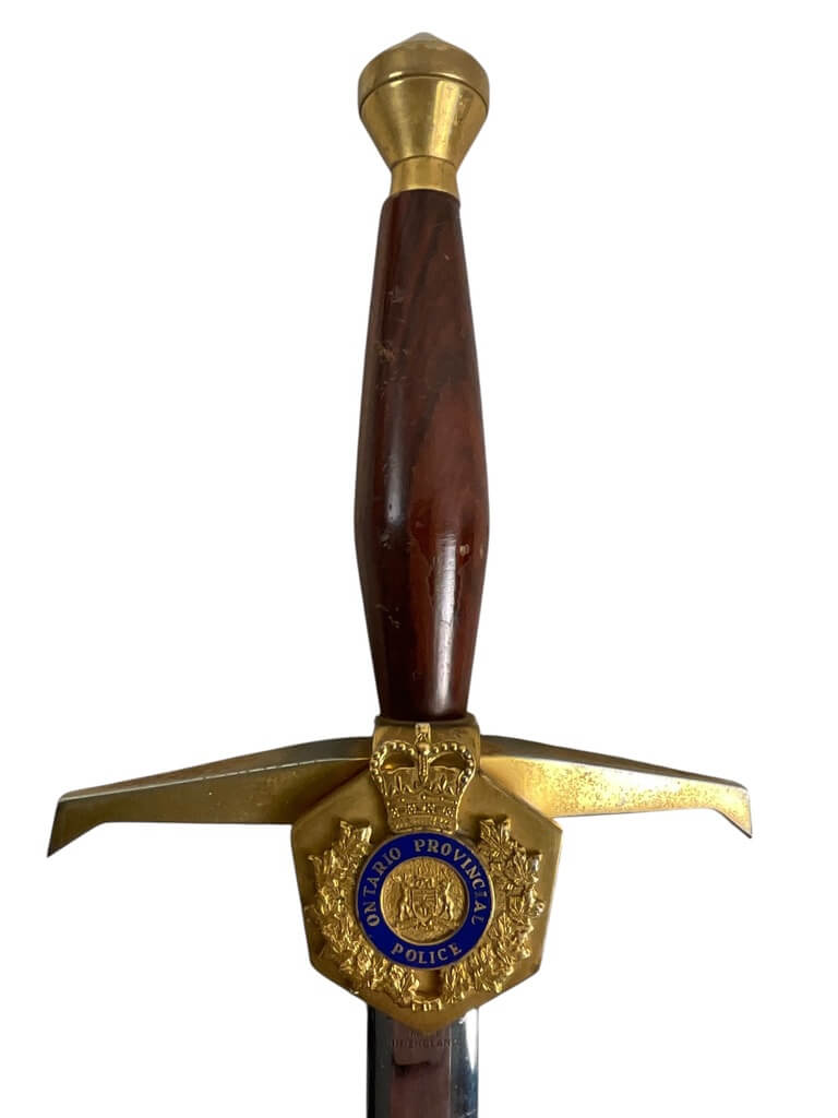 Ontario Provincial Police OPP Ceremonial Sword Wilkinson Serial No 968 Ontario Provincial Police OPP Ceremonial Sword Wilkinson Serial No 968