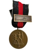 WW2 German Sudetenland Medal Full Size With Bar WW2 German Sudetenland Medal Full Size With Bar