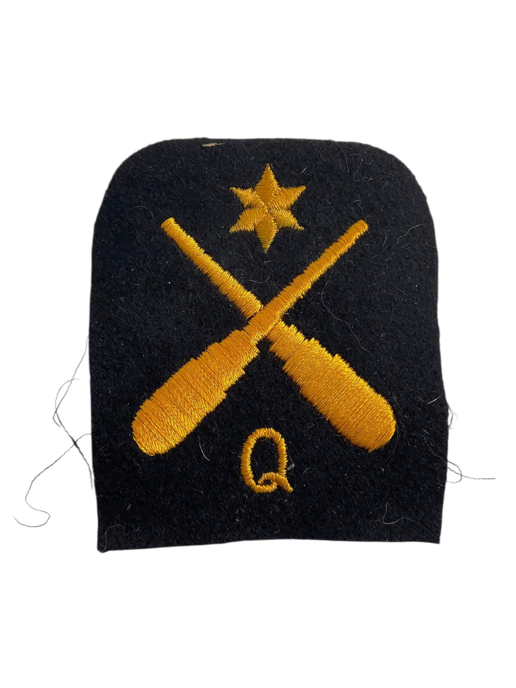 WW2 Canadian RN Navy Gunnery Quarter Ratings 2nd Class Trade Badge WW2 Canadian RN Navy Gunnery Quarter Ratings 2nd Class Trade Badge