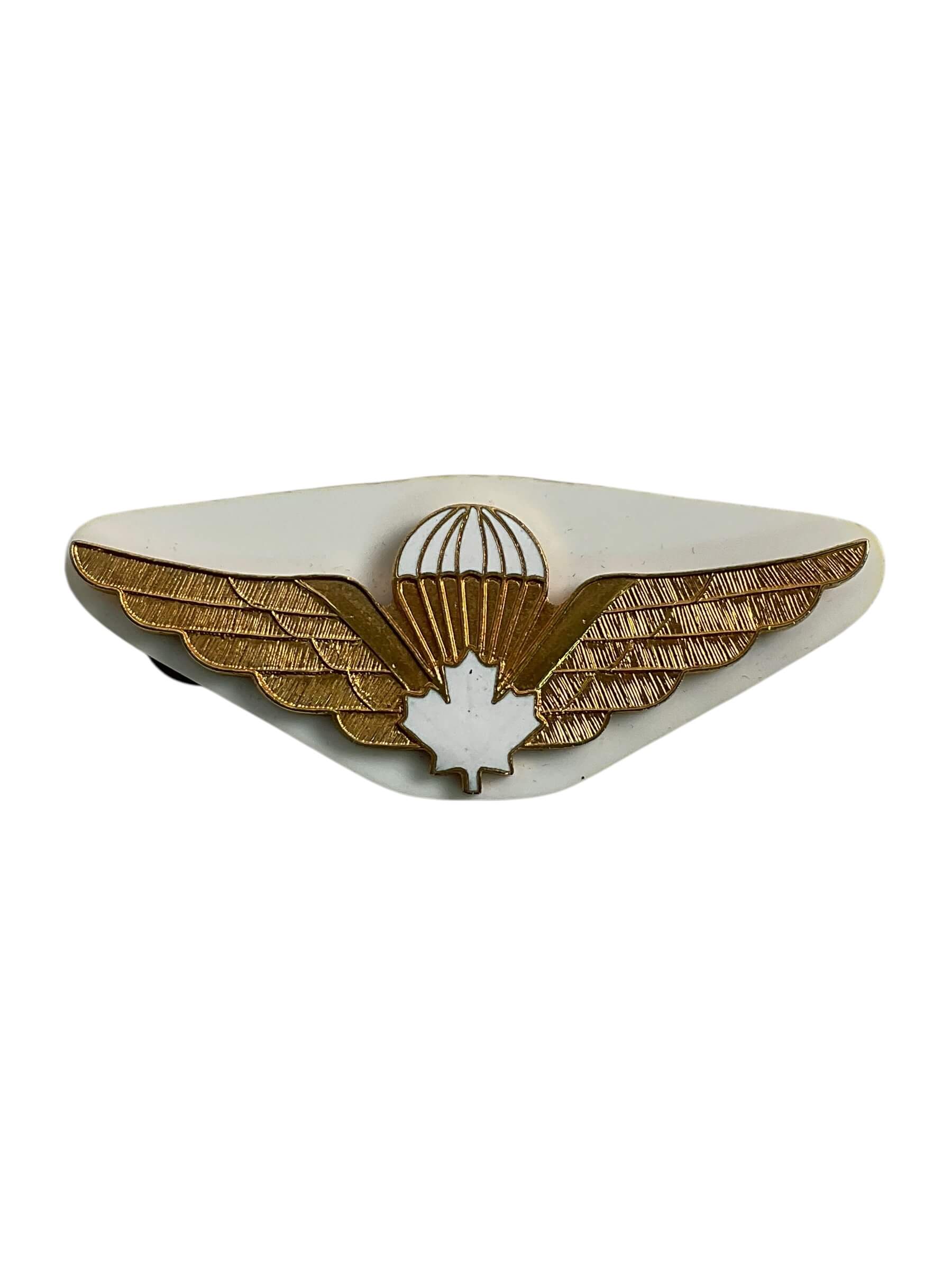 Canadian Forces Airborne White Leaf Jump Wing Canadian Forces Airborne White Leaf Jump Wing