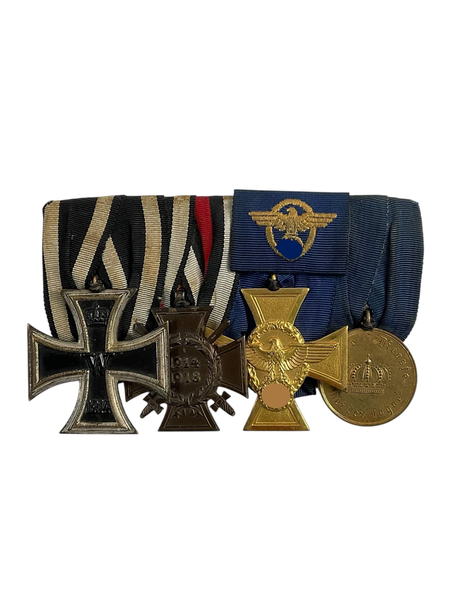 WW1 WW2 German Police Long Service Medal Grouping WW1 WW2 German Police Long Service Medal Grouping