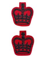 Canadian Forces Queen's Own Rifles QOR Warrant Officer Insignia Pair