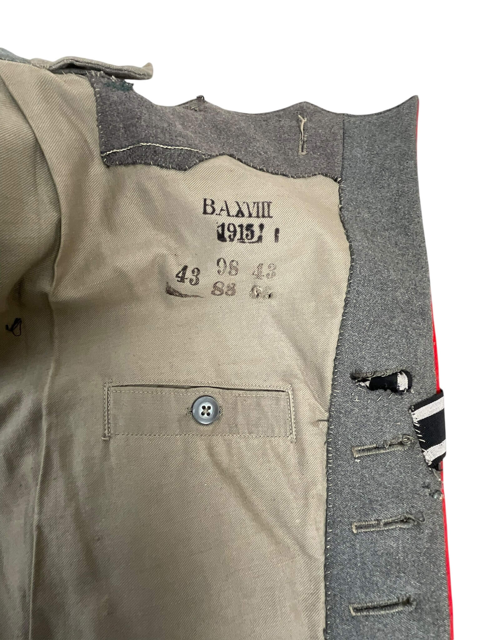 WW1 Imperial German 6 Uhlan Feldgrau Senior NCO Tunic WW1 Imperial German 6 Uhlan Feldgrau Senior NCO Tunic