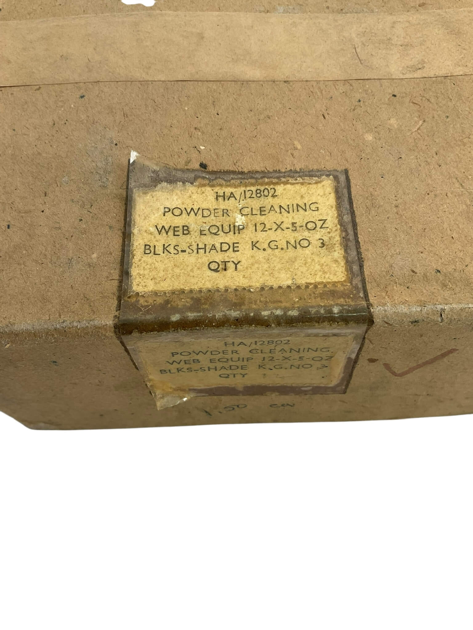 WW2 British Canadian Web Blanco Pucks In Box WW2 British Canadian Web Blanco Pucks In Box