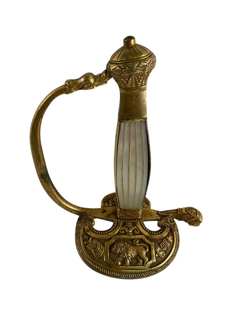 Imperial German Court Sword With Mother of Pearl Handle MISSING SCABBARD Imperial German Court Sword With Mother of Pearl Handle MISSING SCABBARD