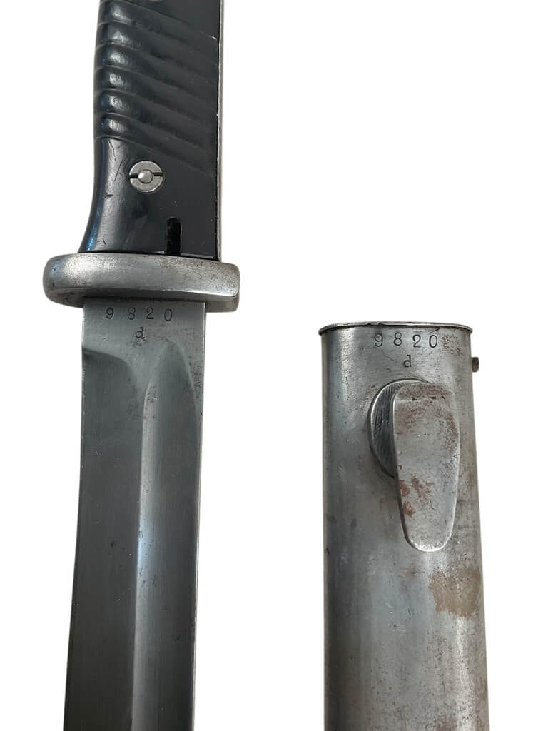 WW2 German K98 Bayonet With Scabbard Matching Numbers Maker P. Weyersberg WW2 German K98 Bayonet With Scabbard Matching Numbers Maker P. Weyersberg
