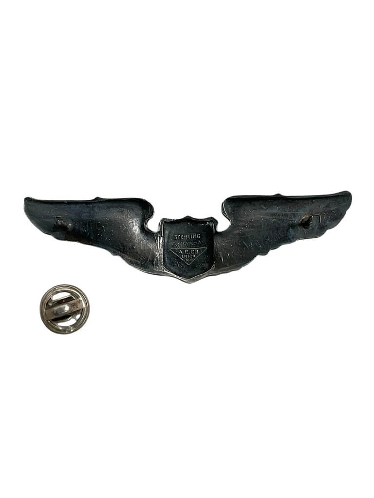 WW2 US USAAF 3" Pilot's Wing Sterling Silver WW2 US USAAF 3" Pilot's Wing Sterling Silver