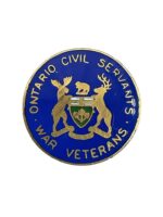 WW2 Canadian Ontario Civil Servants War Veterans Lapel Badge WW2 Canadian Ontario Civil Servants War Veterans Lapel Badge