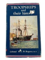 British RN Navy Troopships and Their History Used Hardcover Reference Book