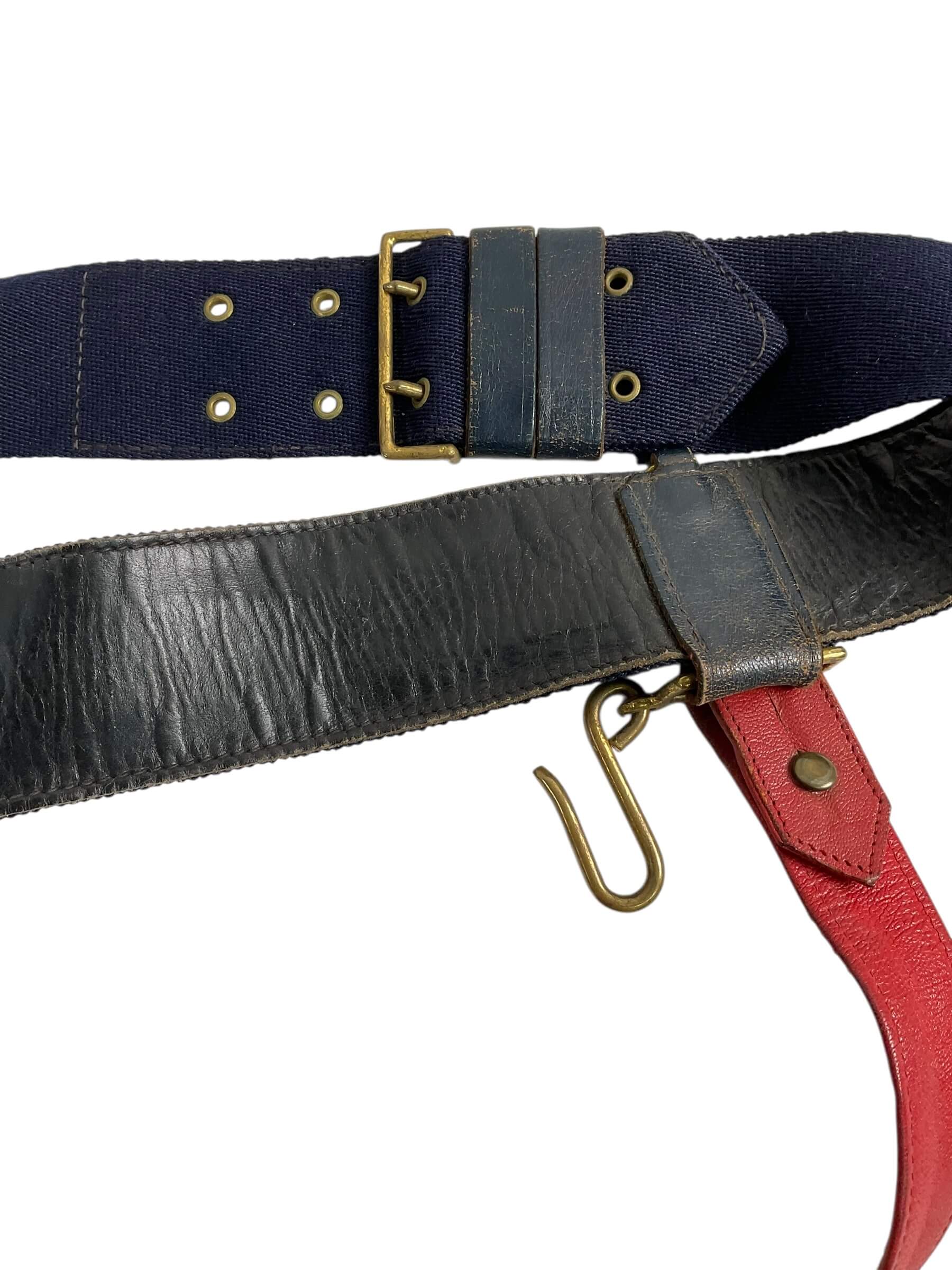 British Canadian Officers Under Tunic Sword Belt With Straps British Canadian Officers Under Tunic Sword Belt With Straps