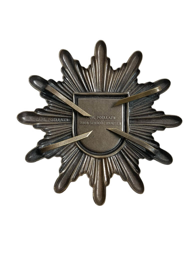 German Police Hessen State Police Cap Badge German Police Hessen State Police Cap Badge