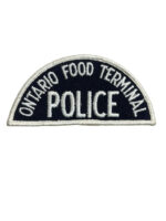 Canadian Ontario Food Terminal White Border Police Patch