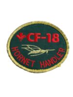 Canadian Forces RCAF CF-18 Hornet Handler Crest Patch Vintage