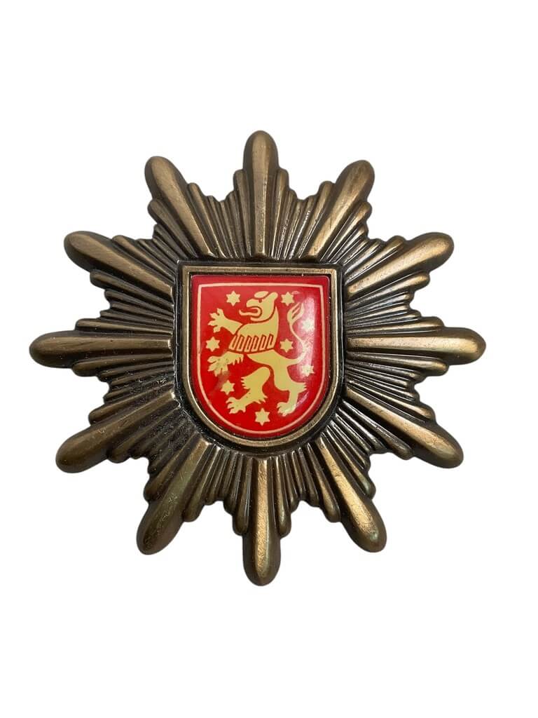 German Police Hessen State Police Cap Badge German Police Hessen State Police Cap Badge