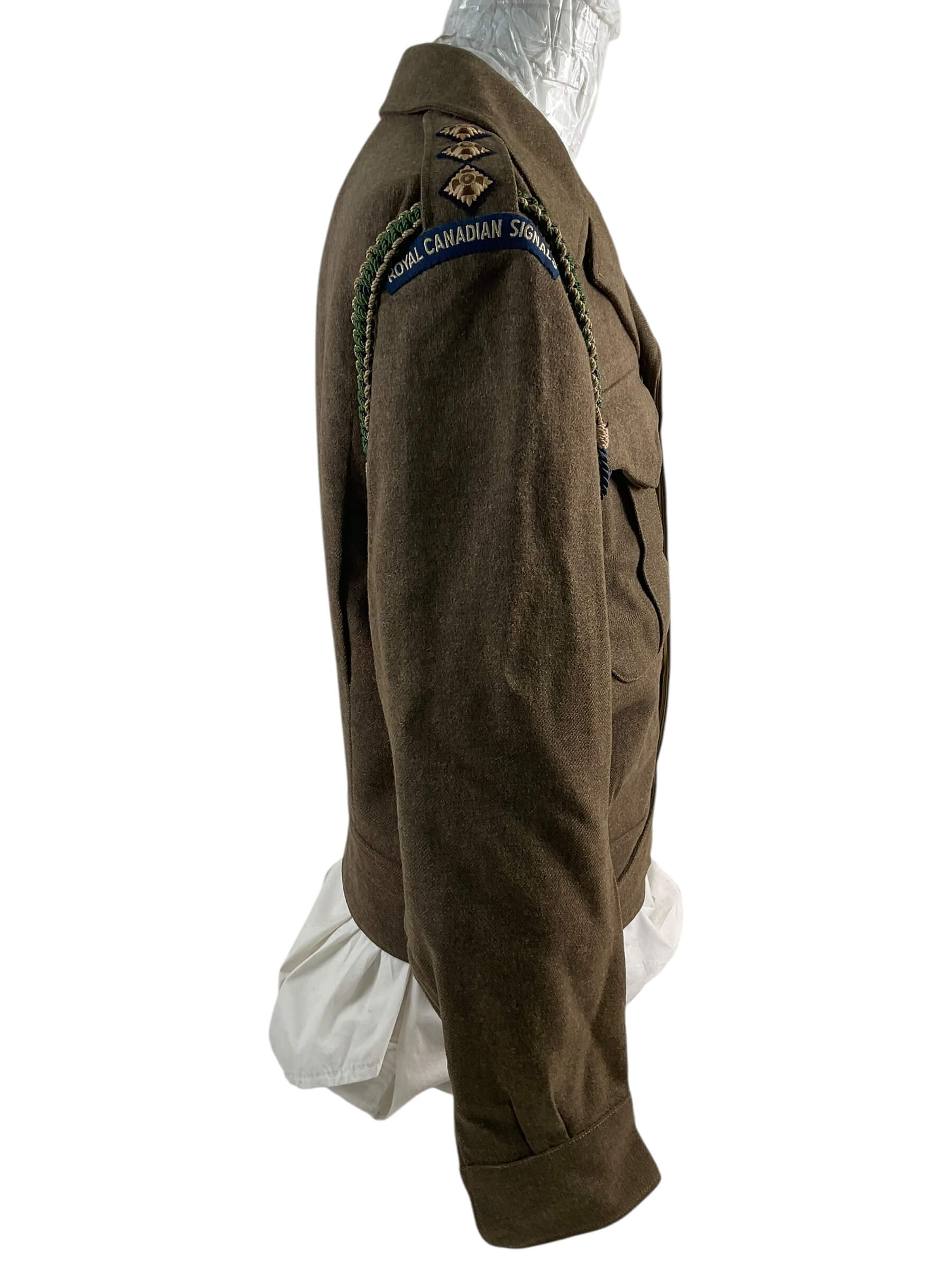 Canadian Army Korean War Signals Officers Battledress Jacket and Pants Canadian Army Korean War Signals Officers Battledress Jacket and Pants
