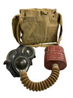 WW2 Canadian Respirator With Bag Named and Numbered WW2 Canadian Respirator With Bag Named and Numbered