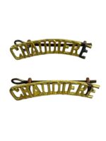 Canadian Le Regiment de Chaudiere Shoulder Titles Insignia Pair