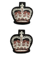 Canadian Women’s Army Corps CWAC Warrant Officer Rank Insignia Pair