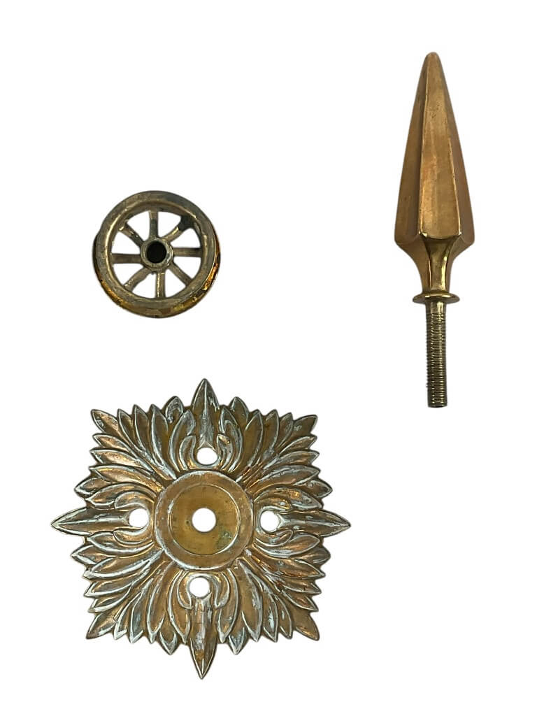 US Blue White Cloth Home Service Helmet Spike and Base Spare Part US Blue White Cloth Home Service Helmet Spike and Base Spare Part