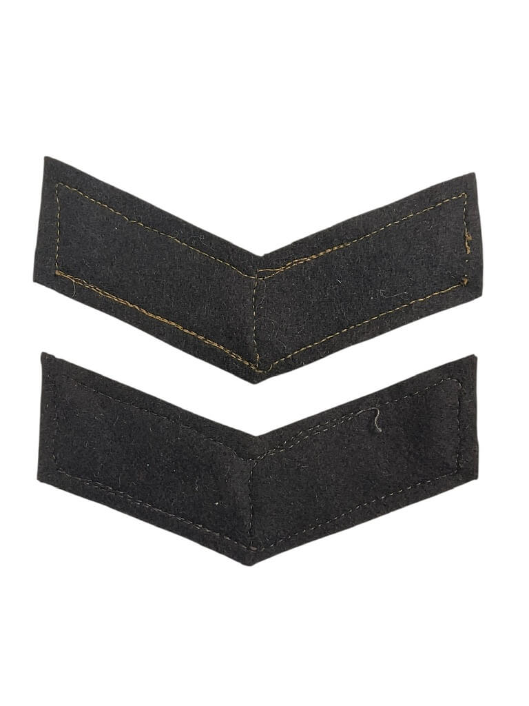 Canadian Women's Army Corps CWAC Corporal Rank Insignia Pair Canadian Women's Army Corps CWAC Corporal Rank Insignia Pair