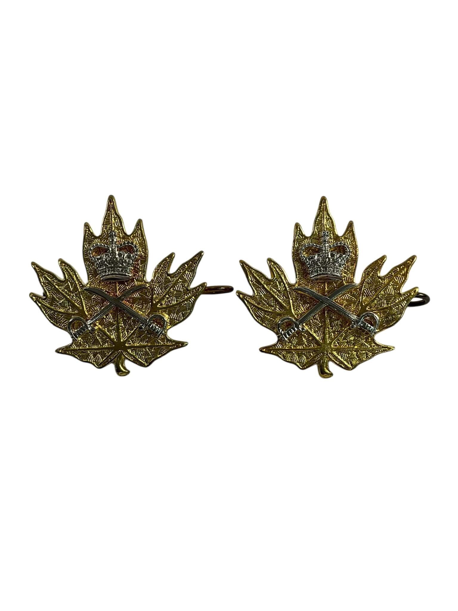 Canadian Forces Physical Training Staff Collars Insignia Pair Canadian Forces Physical Training Staff Collars Insignia Pair