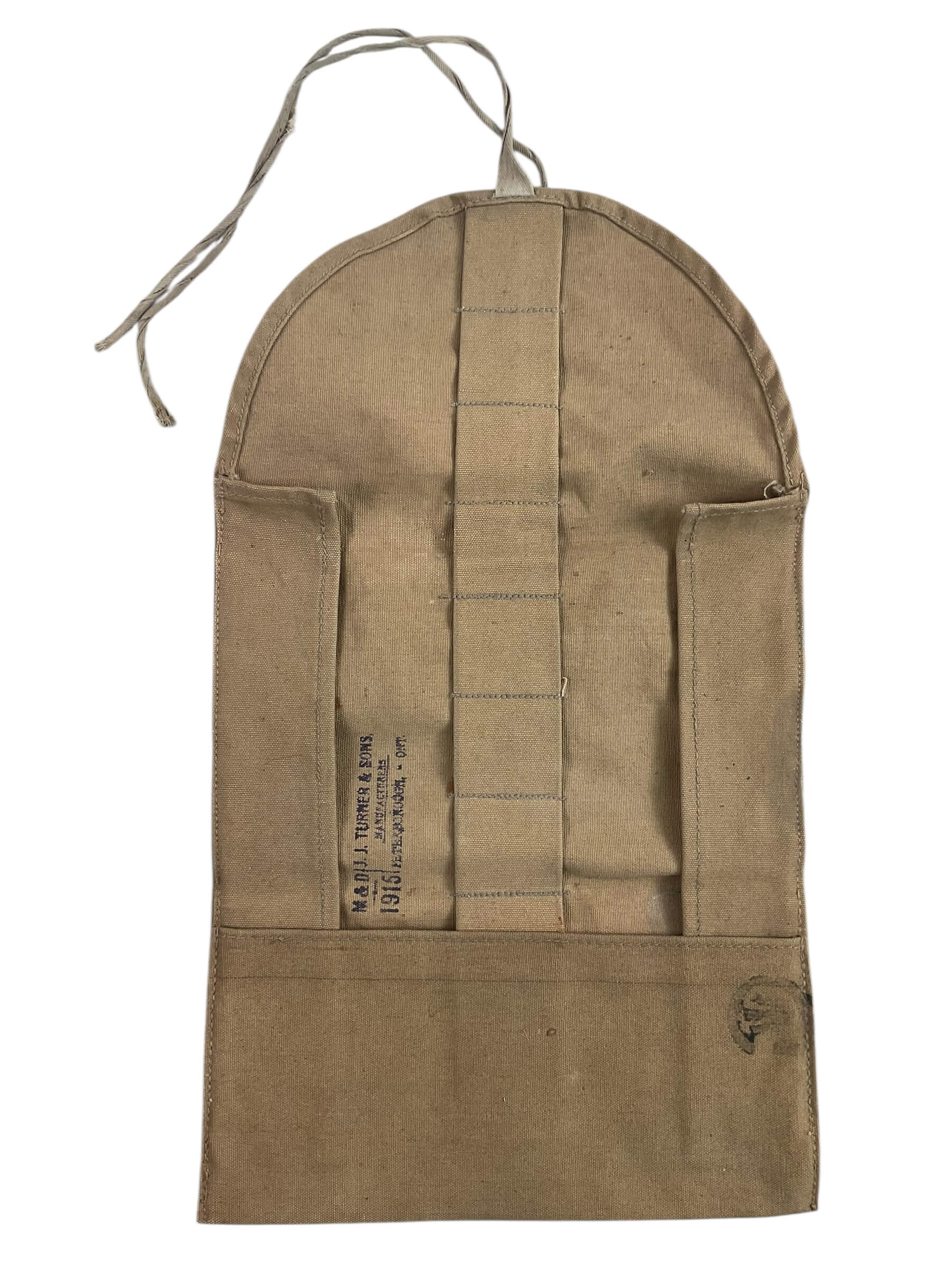 WW1 Canadian CEF Hold All Dated 1915 Peterborough C Broad Arrowed WW1 Canadian CEF Hold All Dated 1915 Peterborough C Broad Arrowed