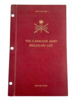 The Canadian Army Regular List 35th Edition Vol 2 March 31, 1966 Used Hardcover Reference Book The Canadian Army Regular List 35th Edition Vol 2 March 31, 1966 Used Hardcover Reference Book