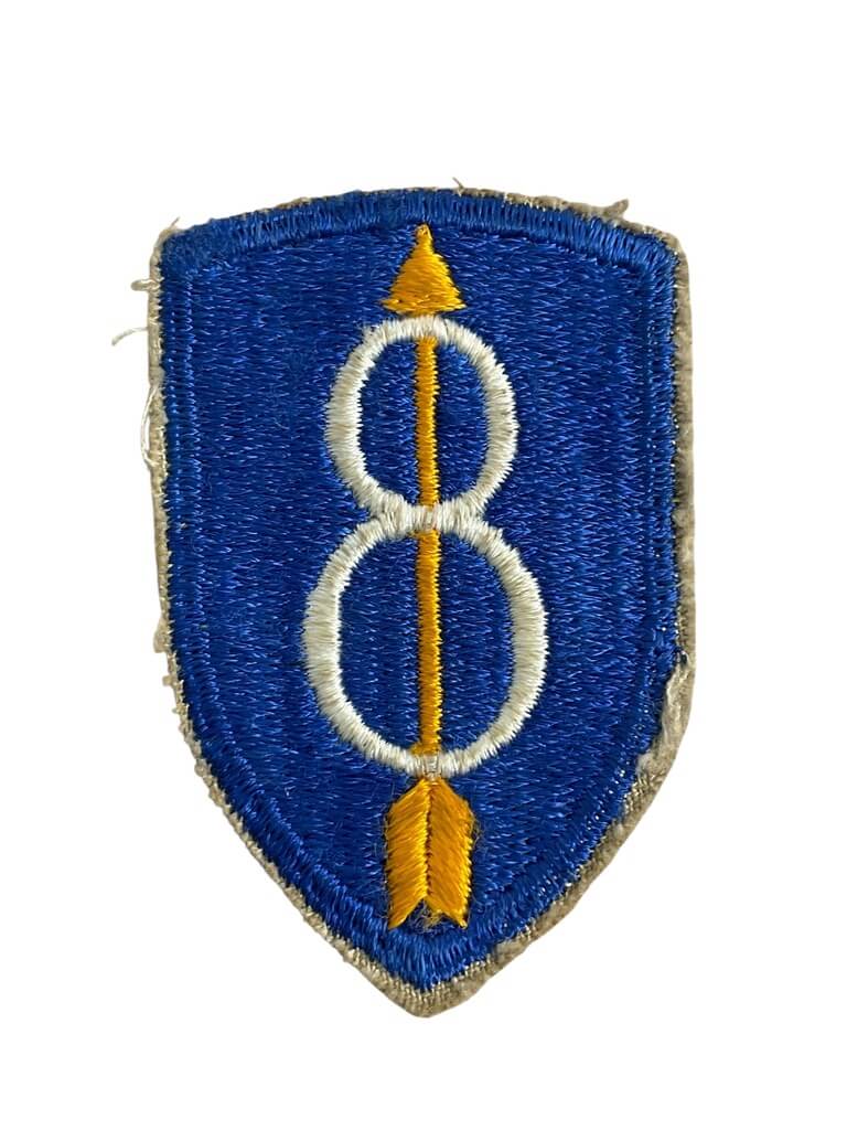 WW2 US 8th Infantry Division SSI Shoulder Sleeve Insignia WW2 US 8th Infantry Division SSI Shoulder Sleeve Insignia