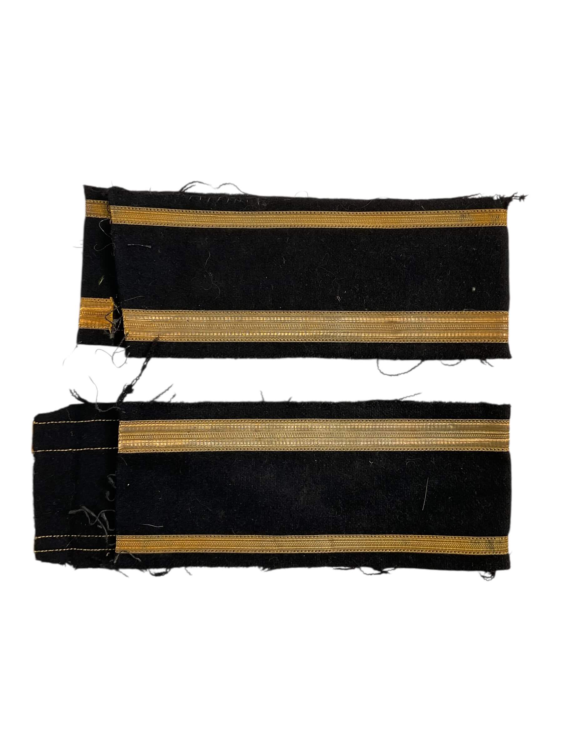 WW2 Canadian Merchant Navy Junior Second Officers Cuff Rank Insignia Pair WW2 Canadian Merchant Navy Junior Second Officers Cuff Rank Insignia Pair