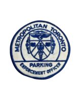 Canadian Metropolitan Toronto Parking Enforcement Officer Blue Border Police Patch 2