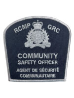 Canadian Royal Canadian Mounted Police RCMP Community Safety Officer Police Patch