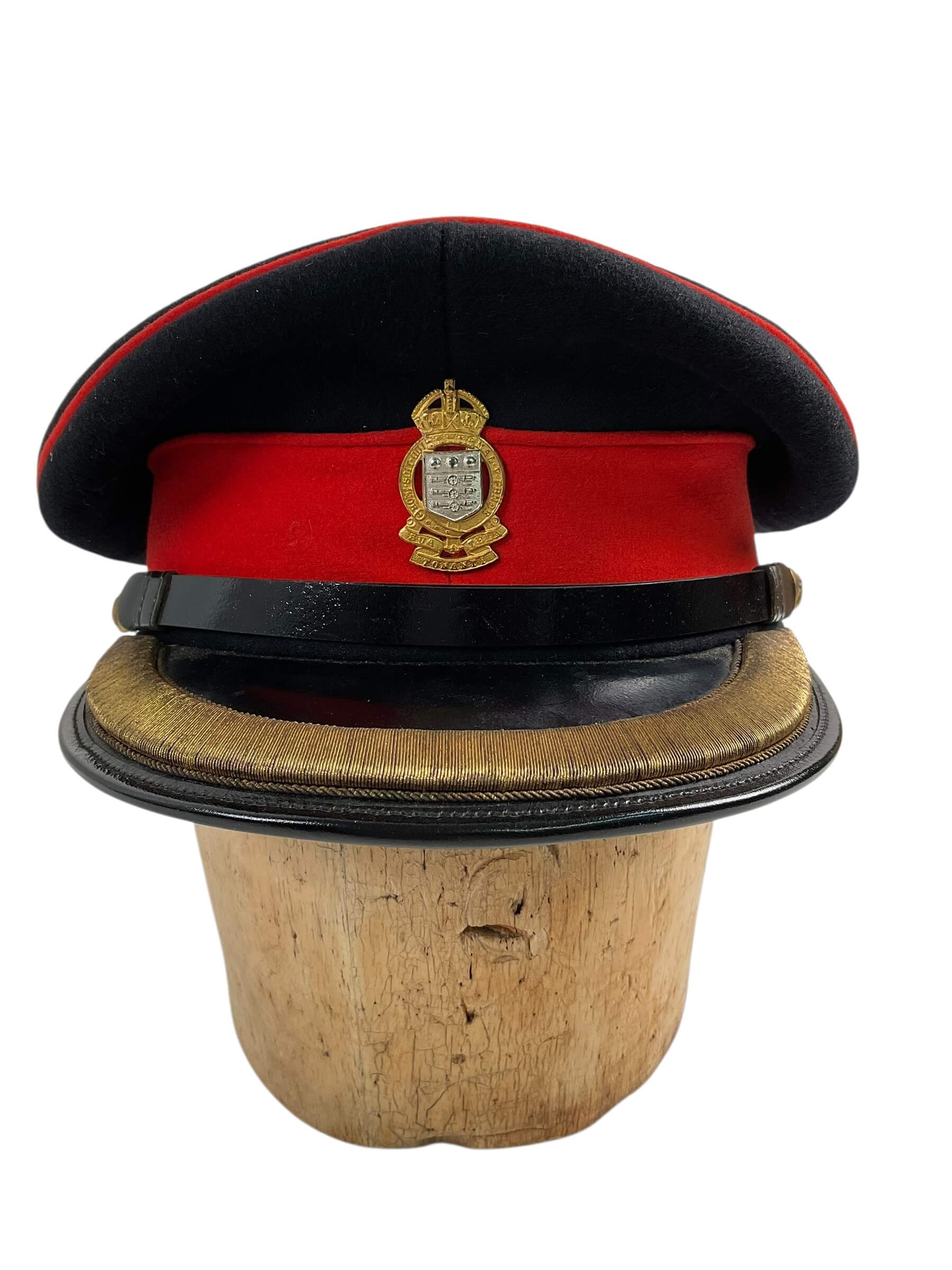 British Royal Ordance Corps Officers Peak Cap Hat Size 7 Maker Bates British Royal Ordance Corps Officers Peak Cap Hat Size 7 Maker Bates