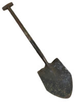 WW2 British Army T-Handle Shovel Broad Arrowed 1943 Dated WW2 British Army T-Handle Shovel Broad Arrowed 1943 Dated