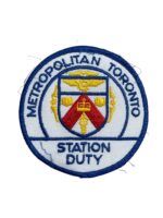 Canadian Metropolitan Toronto Station Duty Blue Border Police Patch