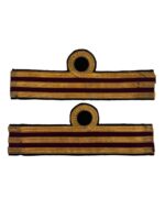 WW2 Canadian Merchant Navy Medical Commander Cuff Rank Insignia Pair WW2 Canadian Merchant Navy Medical Commander Cuff Rank Insignia Pair