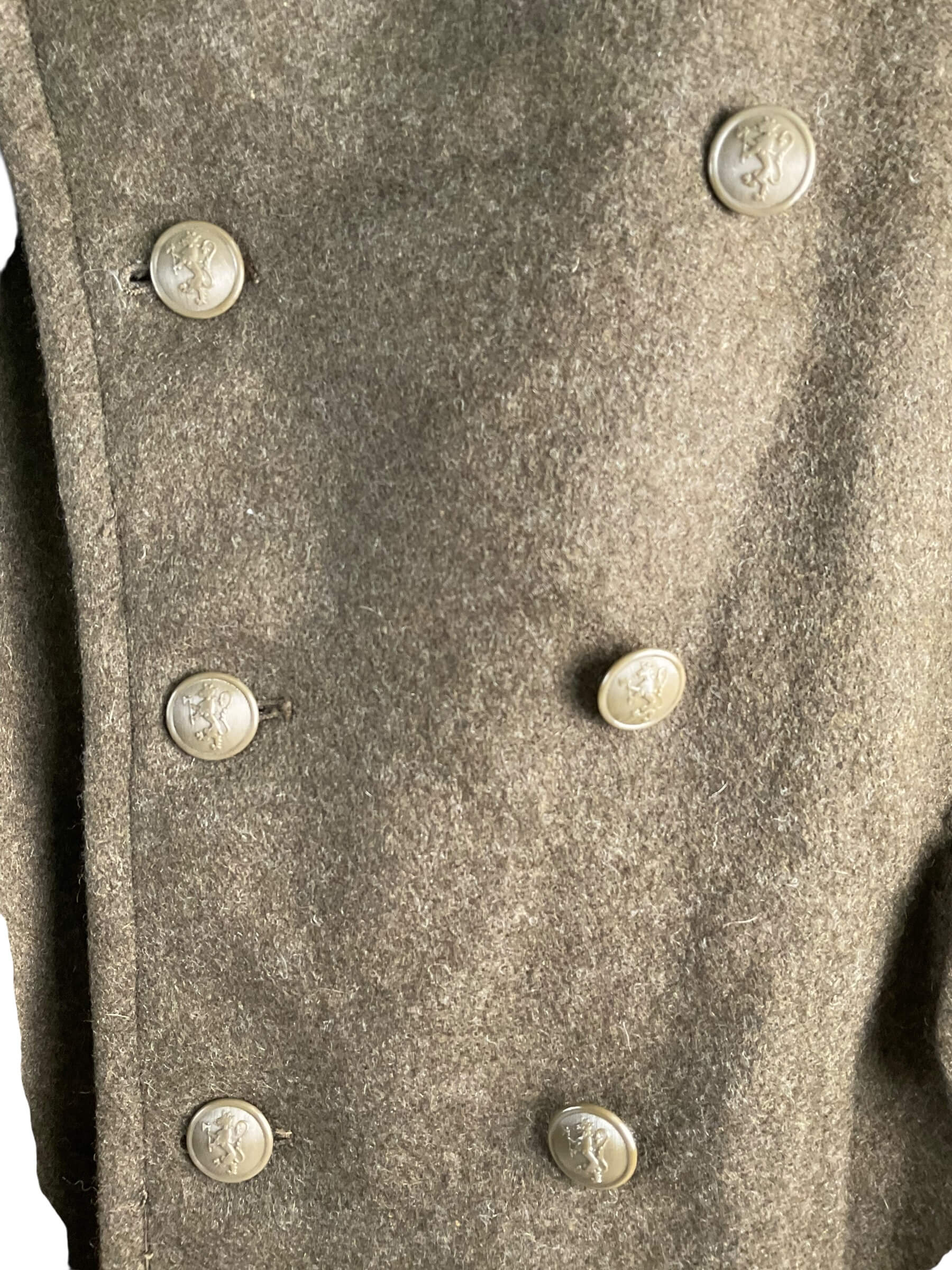 WW2 Canadian Army Greatcoat Dated 1942 Size 12 With Norwegian Buttons Maker Eatons WW2 Canadian Army Greatcoat Dated 1942 Size 12 With Norwegian Buttons Maker Eatons