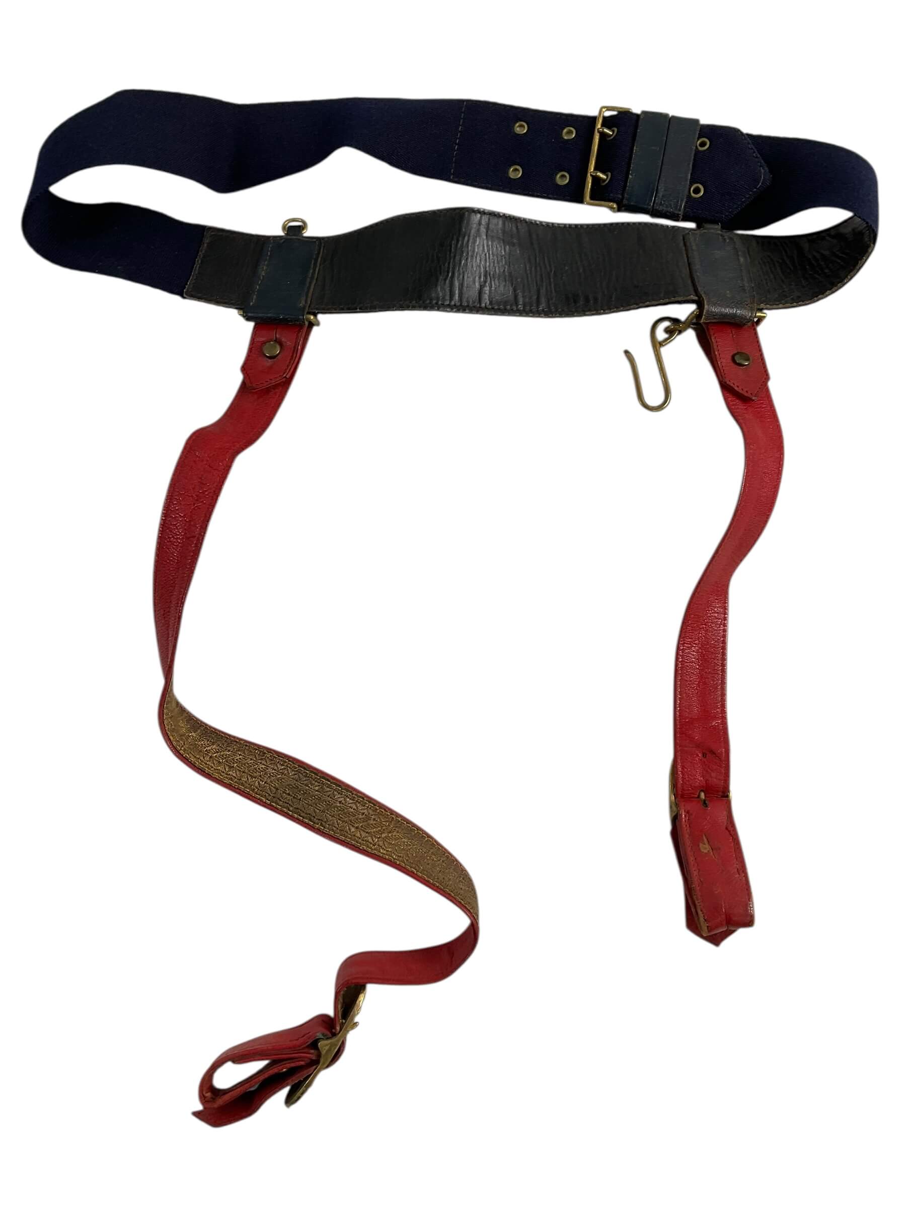 British Canadian Officers Under Tunic Sword Belt With Straps British Canadian Officers Under Tunic Sword Belt With Straps