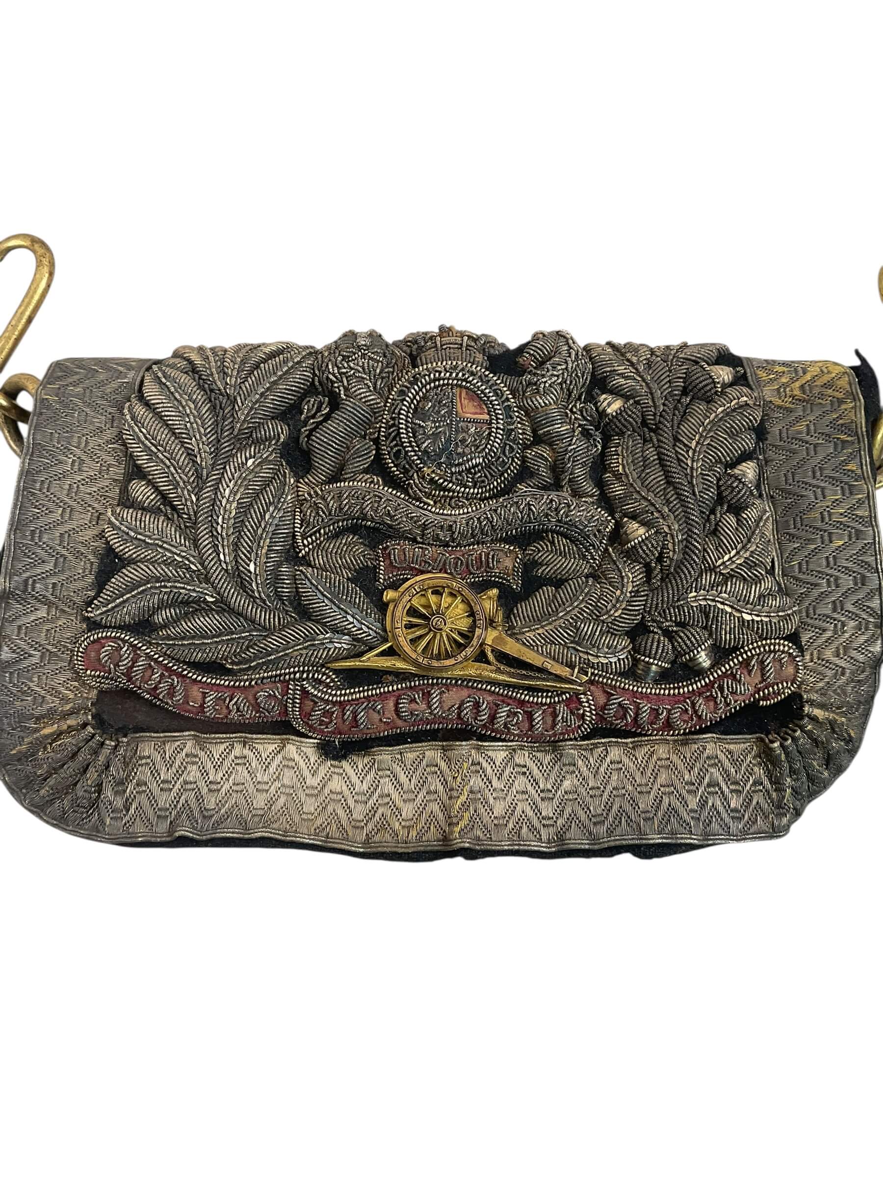 British Victorian Royal Artillery Volunteer Officers Cross Pouch Full Dress British Victorian Royal Artillery Volunteer Officers Cross Pouch Full Dress