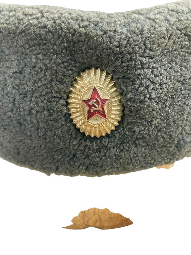 Russian Soviet Military Ushanka Winter Hat Size 58 Russian Soviet Military Ushanka Winter Hat Size 58