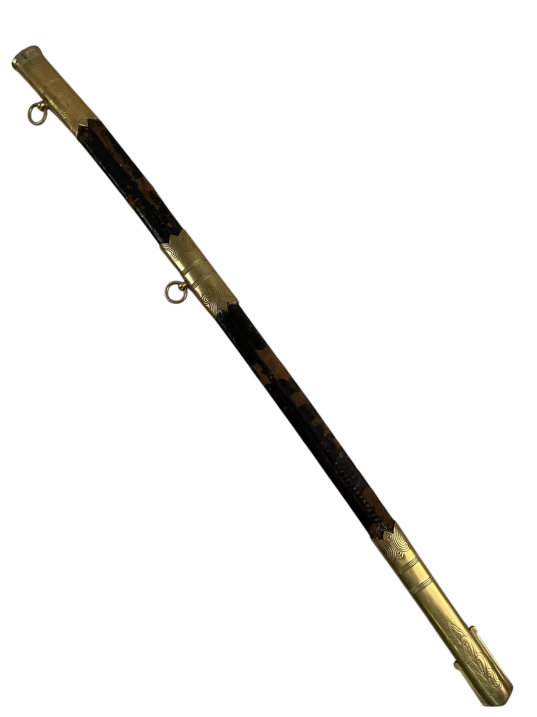 British Royal Navy Officers Sword Scabbard ONLY British Royal Navy Officers Sword Scabbard ONLY